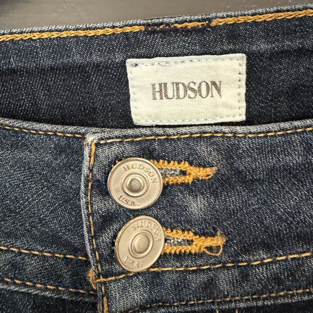 Hudson Jeans Women’s Dark Indigo Straight Leg Jeans